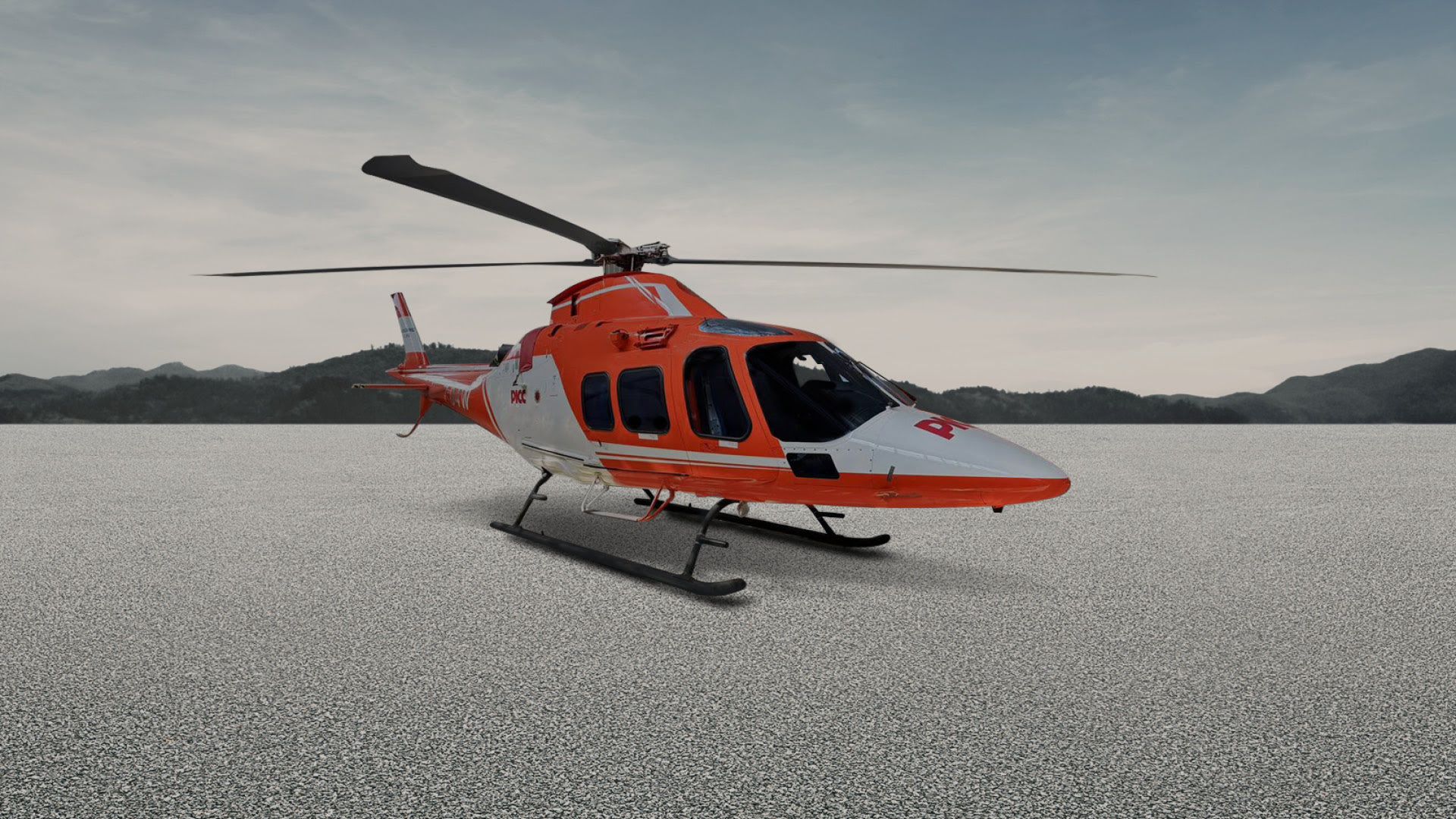 AW139 Pre-owned before sunlit skyline