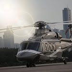 AW139 Pre-owned before sunlit skyline